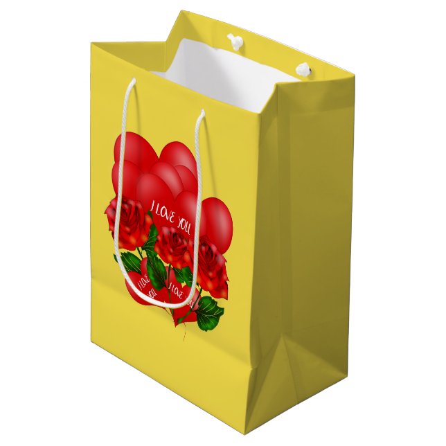 Romantic gift bag (Front Angled)