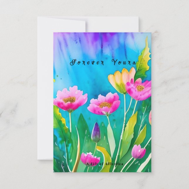 Romantic Gift card GiftOfLove,ShareTheLove (Front)