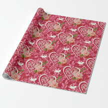 Romantic Gift Wrapping Paper for Valentine's | 3