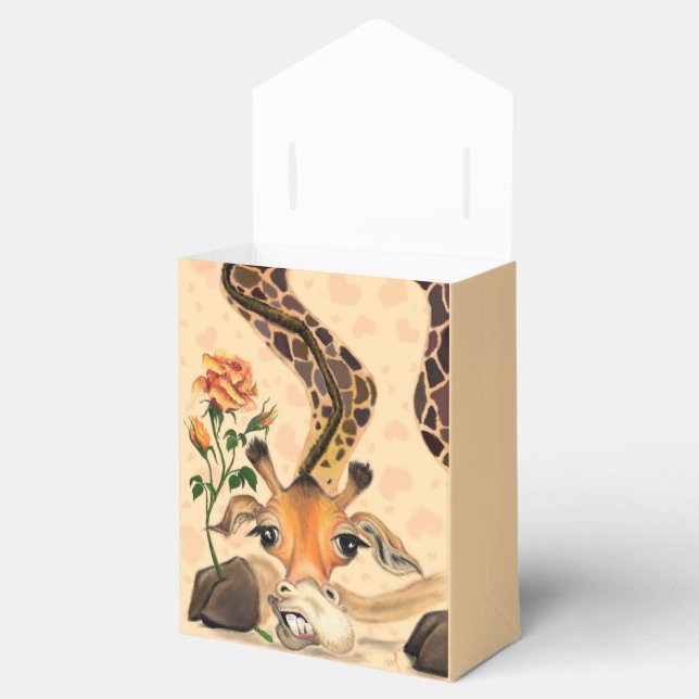 Romantic Giraffe - Gentleman - Funny Favour Box (Opened)