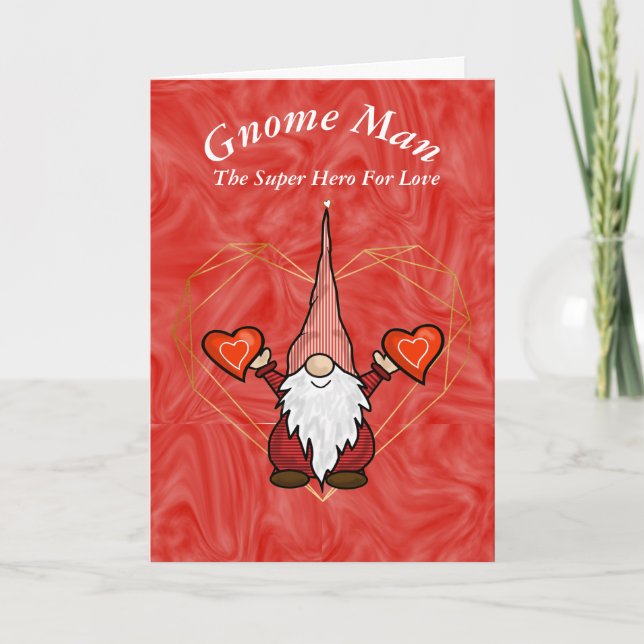 Romantic Gnome Man Card (Front)