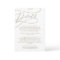 Romantic Gold Calligraphy Details Enclosure Card