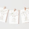 Romantic Gold Letter Table Number Seating Chart