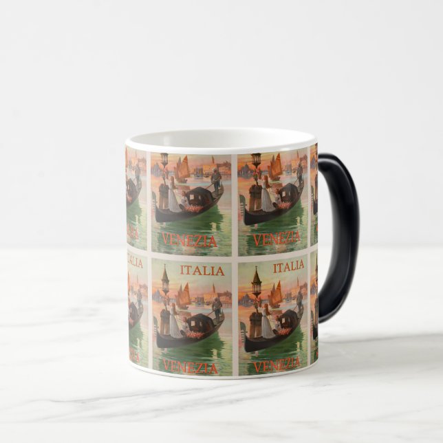 Romantic Gondola Ride in Venice Magic Mug (Front Right)