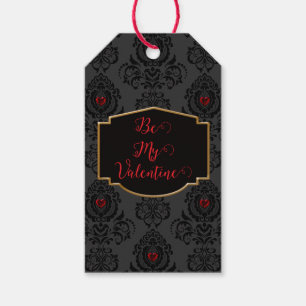 Romantic Goth Valentine  Gift Tags