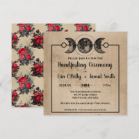 Romantic Gothic Handfasting Wedding Pagan Wicca