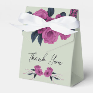Romantic Gothic Lovers Elegant Thank You Favour Box