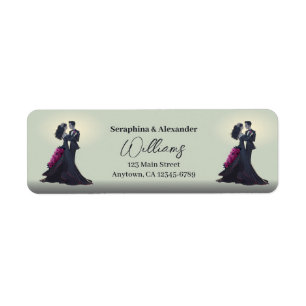 Romantic Gothic Lovers Elegant Wedding
