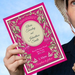 Romantic Gothic, Regencycore, regency era, classic Invitation