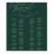 Romantic Green Calligraphy Seating Chart