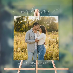 Romantic Green Photo Acrylic Sign