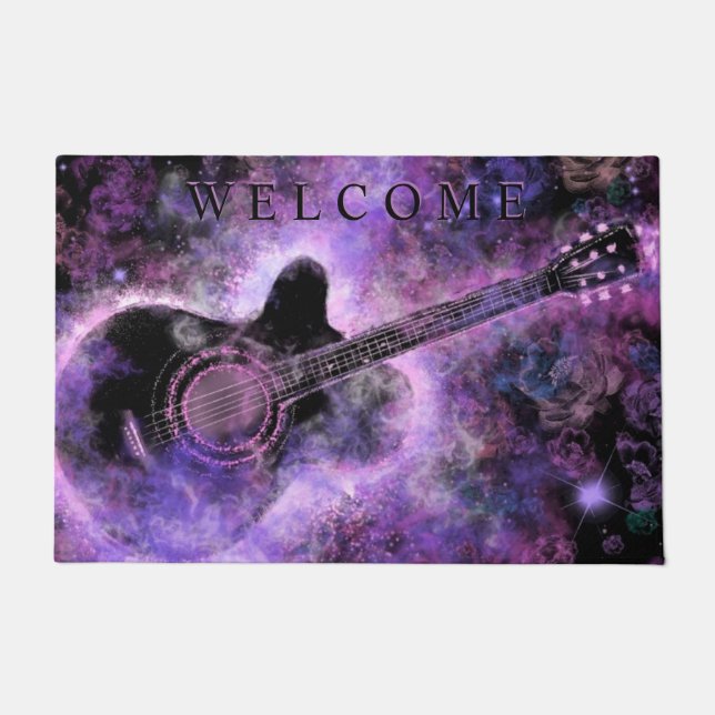 Romantic Guitar Music - Magic Melody Doormat (Front)