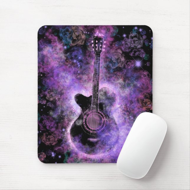 Romantic Guitar Music - Magic Sound Mouse Mat (With Mouse)