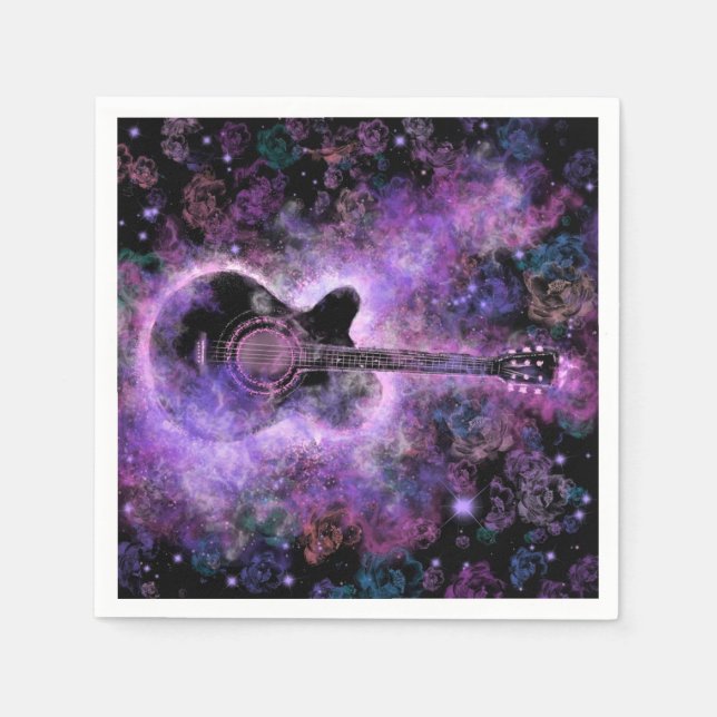 Romantic Guitar Music - Magic Sound Napkin (Front)