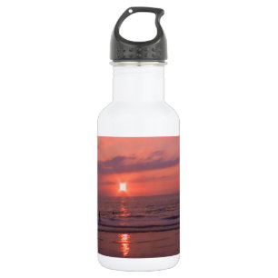 Romantic Hawaiian Sunset Ocean Beach 532 Ml Water Bottle