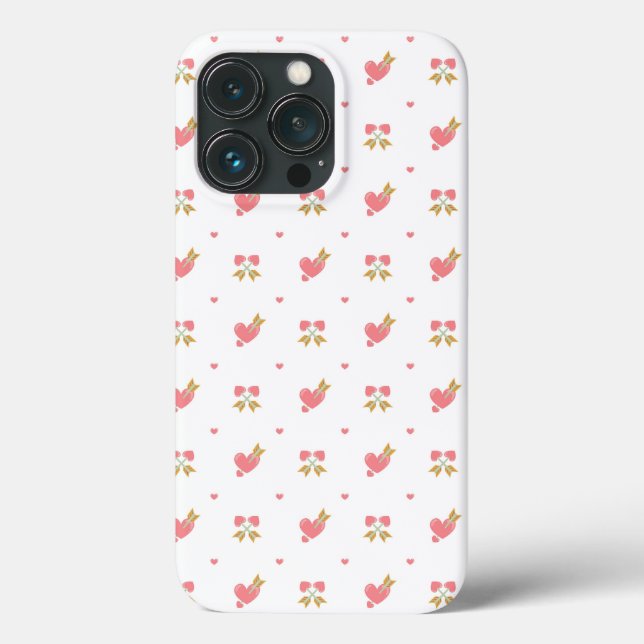 Romantic Heart and Arrow Case-Mate iPhone Case (Back)
