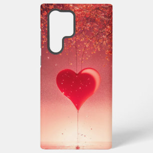 Romantic Heart Cherry Blossom Phone Case