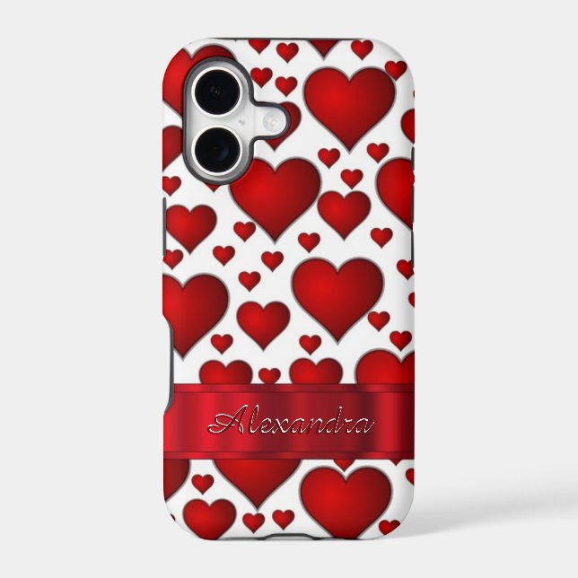 Romantic heart pattern personalised (Back)