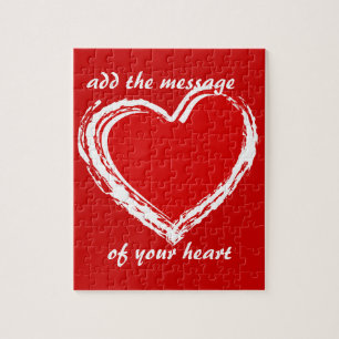 romantic heart puzzle