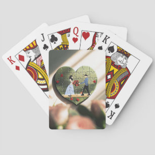 Romantic Heart Puzzle Playing Cards