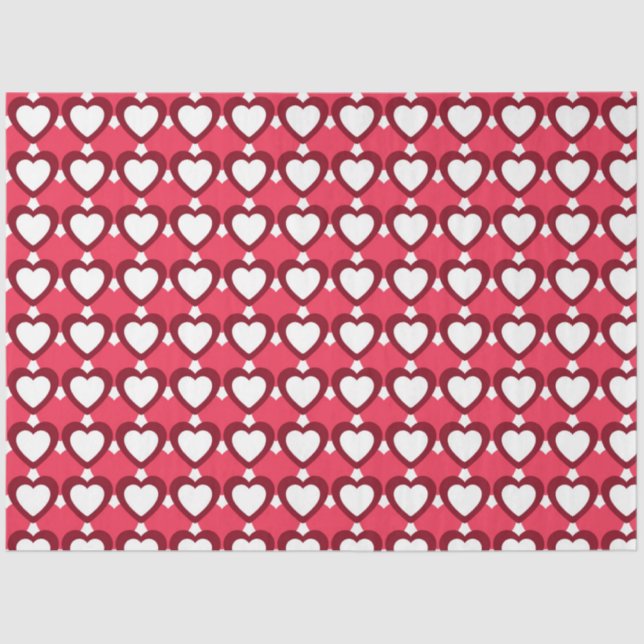 Romantic Heart Tissue Paper (Front)