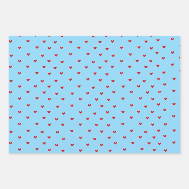 Romantic Heart Wrapping Paper (Front 3)