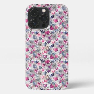 Romantic hearts 8 iPhone 13 pro case