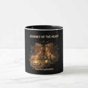 Romantic Hiking Adventure Journey of the Heart Mug
