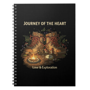 Romantic Hiking Adventure Journey of the Heart Notebook