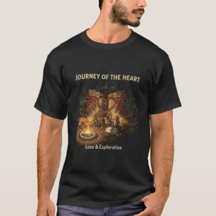 Romantic Hiking Adventure Journey of the Heart T-Shirt