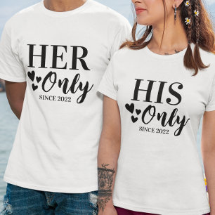Romantic His Only Honeymoon Valentine's Day T-Shirt