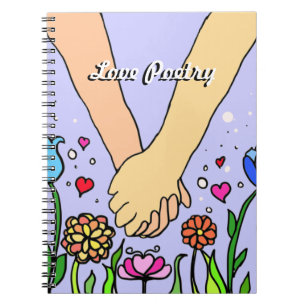 Romantic Holding Hands - dating / anniversary gift Notebook