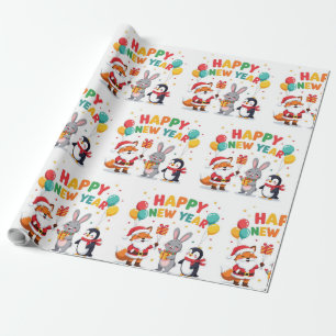 Romantic Holiday Design Wrapping Paper