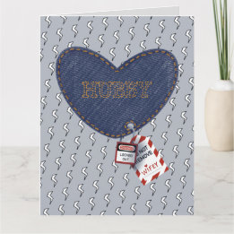 Romantic Hubby Wifey Electrician Locked Heart Card