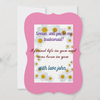 Romantic hues romantic hues and sentimental PINK Invitation