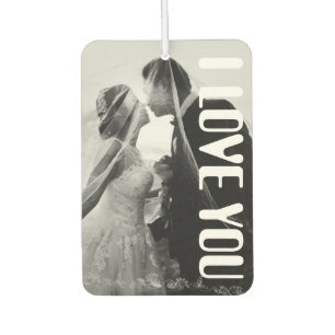 Romantic I Love You Picture Car Air Freshener