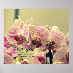 Romantic inspiration quote poster