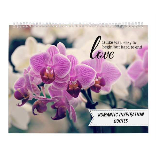 Romantic Inspirational Quotes Calendar (Cover)