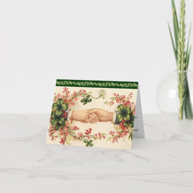 Romantic Irish Save the Date Cards (Front)