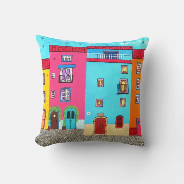 Romantic Italian Villa Cushion (Front)