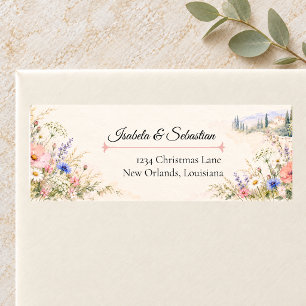 Romantic Italian Wildflower Wedding