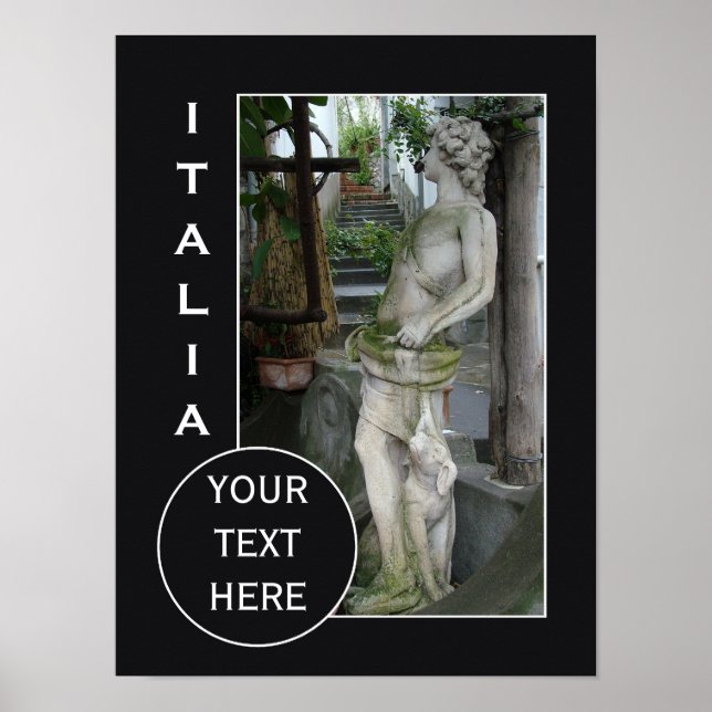 Romantic Italy custom poster (Front)