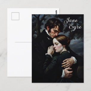 Romantic Jane Eyre and Edward Rochester Postcard