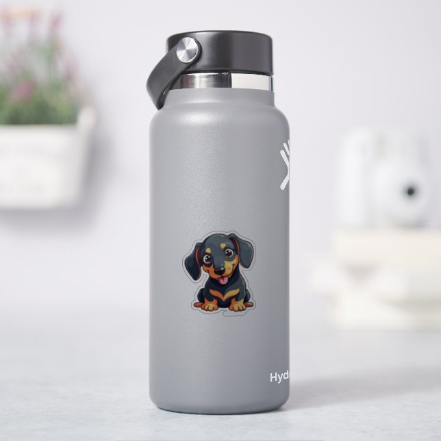Romantic Kawaii Dachshund Puppy – Pastel Design (HydroFlask)