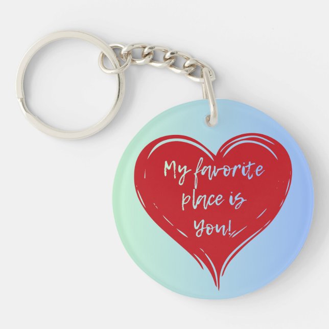 Romantic keychain  (Front)