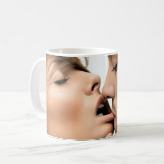 Romantic Kissing Mug – 11 oz Classic Coffee Cup 