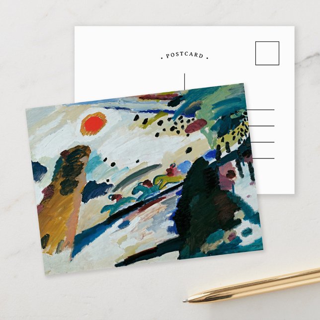 Romantic Landscape | Kandinsky Postcard (Creator Uploaded)