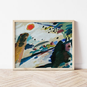 Romantic Landscape Kandinsky Poster