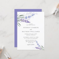 Romantic Lavender Floral w/ Details Wedding