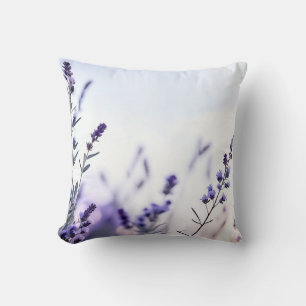 Romantic Lavender Watercolor Cushion